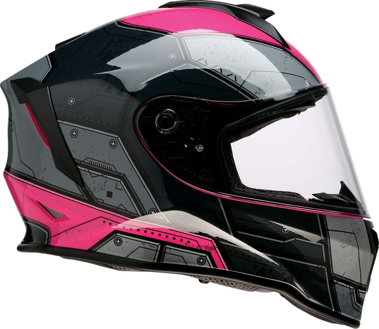 Z1R Youth Warrant 2.0 Helmet - Sentinel - Black/Pink - Large 0102-0297