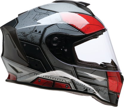 Z1R Youth Warrant 2.0 Helmet - Sentinel - Black/Red - Large 0102-0291