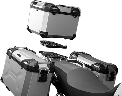 SW-MOTECH TRAX ADV Top Case - 38 Liter - Silver ALK.00.733.15000/S