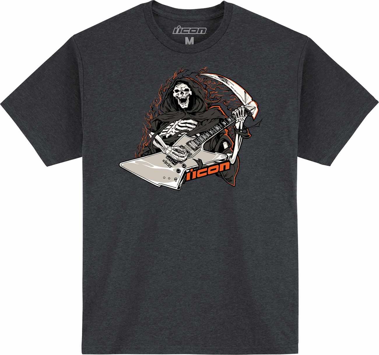 ICON Grim Shredder™ T-Shirt - Heather Charcoal - 3XL 3030-24354