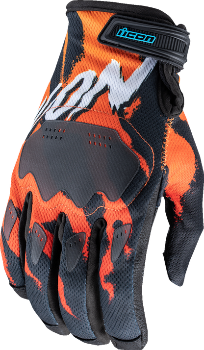 ICON Hooligan™ Rad Dawn Gloves - Orange - XL 3301-4860