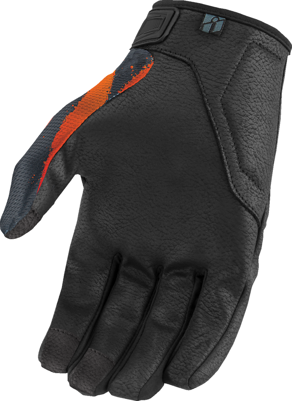 ICON Hooligan™ Rad Dawn Gloves - Orange - Medium 3301-4858