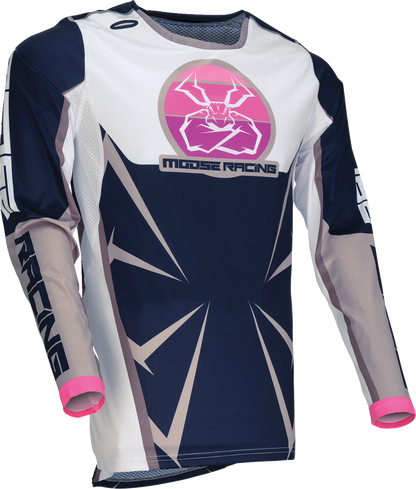 MOOSE OFFROAD Agroid Jersey - Navy/White - 2XL 2910-8142