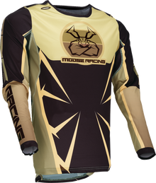 MOOSE OFFROAD Agroid Jersey - Brown/Black - 3XL 2910-8150