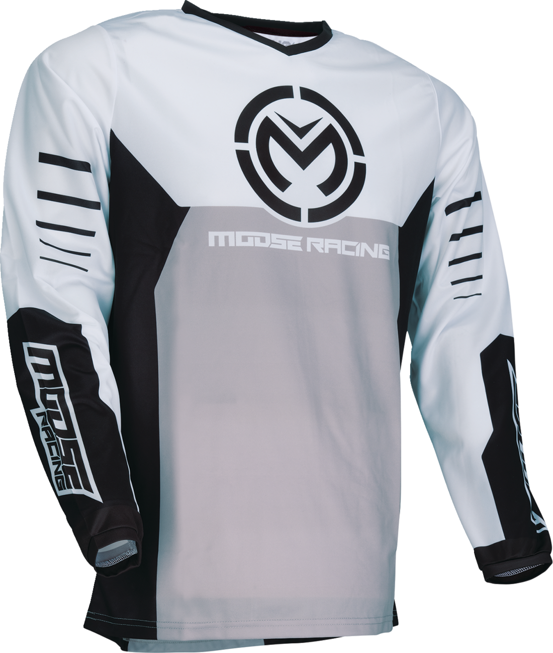 MOOSE OFFROAD Qualifier® Jersey - Black/White - 5XL 2910-8158