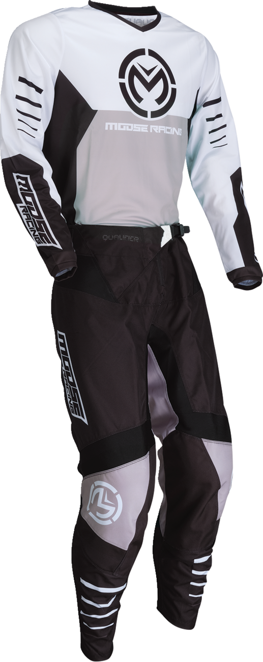 MOOSE OFFROAD Qualifier® Jersey - Black/White - 5XL 2910-8158