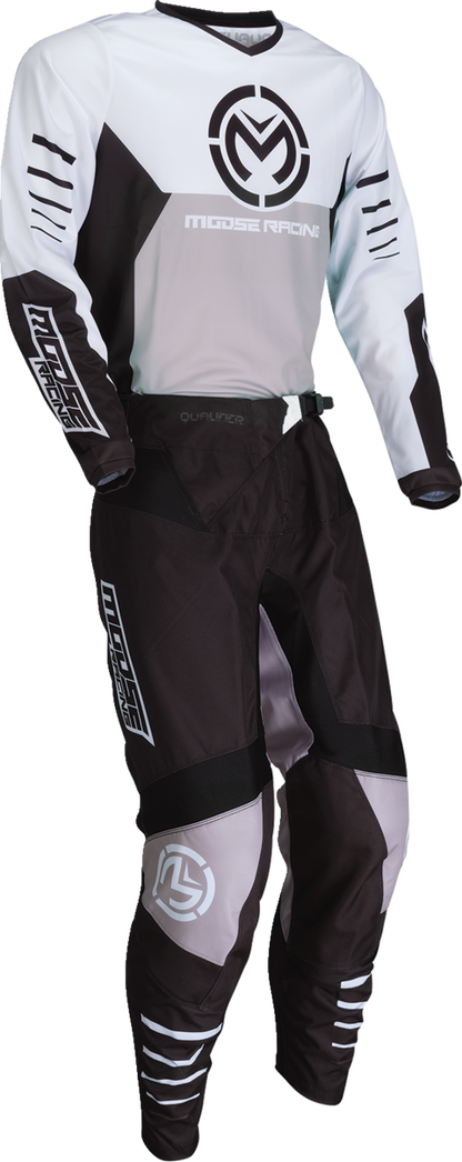 MOOSE OFFROAD Qualifier® Jersey - Black/White - 5XL 2910-8158