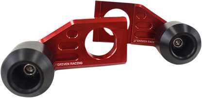 DRIVEN RACING Axle Block Sliders - Yamaha FZ-9 - Red DRAX-121-RD