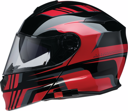 Z1R Solaris 2.0 Modular Helmet - Slater - Red - XS 0100-2451