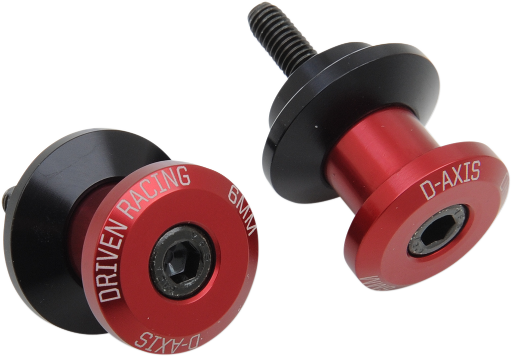 DRIVEN RACING D-Axis Spools - 6 mm - Red DXS-6 RD
