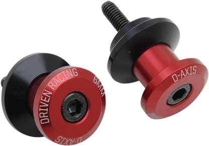 DRIVEN RACING D-Axis Spools - 6 mm - Red DXS-6 RD