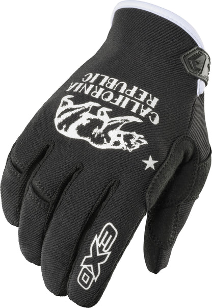 Moto Flex Gloves Golden State Black/White 2x