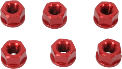DRIVEN RACING Sprocket Nuts - Sport Bike - Red - M10 x 1.25 DSNRD