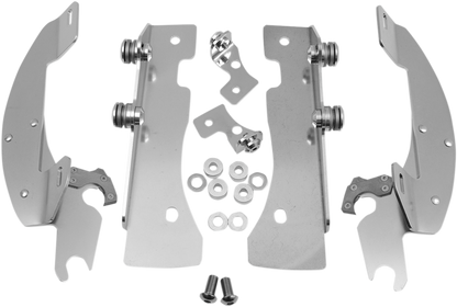 MEMPHIS SHADES Batwing Trigger Lock Mounting Kit - XV 1600/1700 - Polished MEK1906