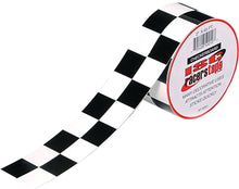 Black & White Straight Checker Board Tape 2"X45'