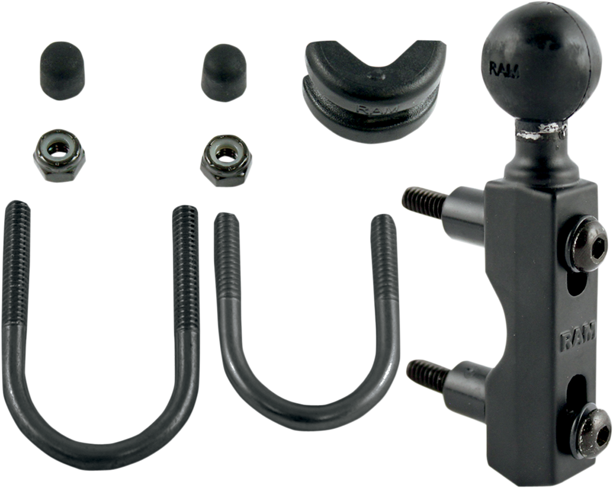 RAM MOUNTS Universal Ball Mount - Handlebar/Brake/Clutch Base RAM-B-309-7