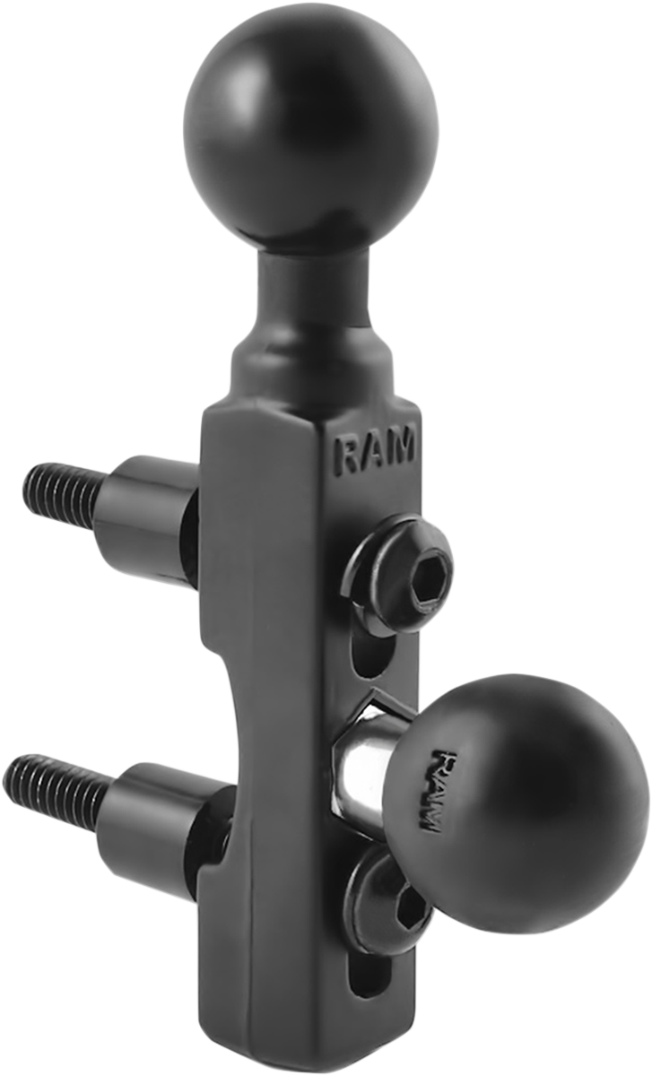 RAM MOUNTS Motorcycle Brake/Clutch Reservoir Base Mount with 1" Balls RAM-B-309-2U