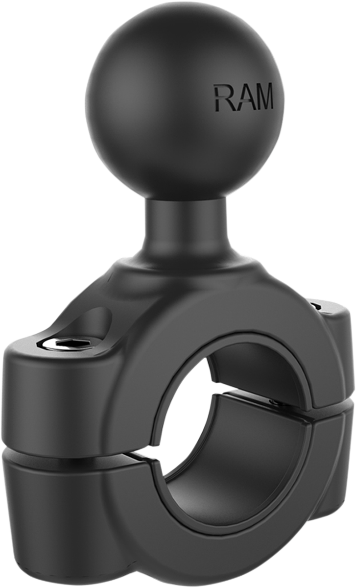 RAM MOUNTS Torque™ Handlebar/Rail Mount Base with 1" Ball - 3/4"-1" RAMB408-75-1U