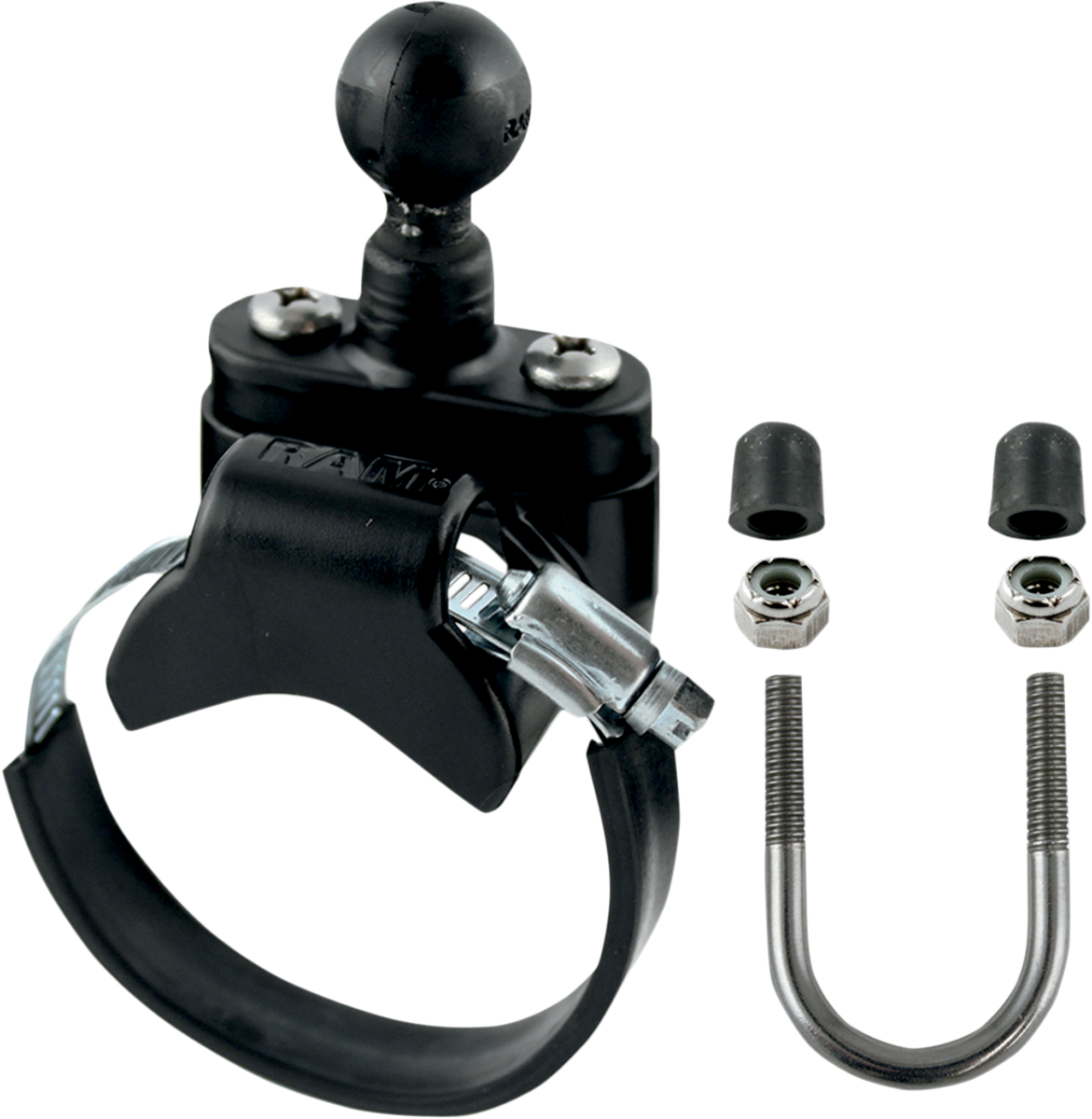 RAM MOUNTS Mount Base with U-Bolt and UTV Strap Base RAM-B-231-2