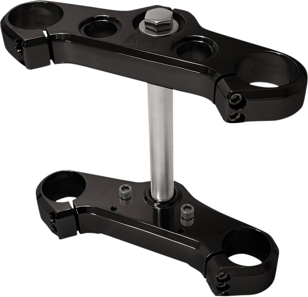 SPEED MERCHANT Elite Triple Trees - 49 mm - Black SM-HDST49TTBLK