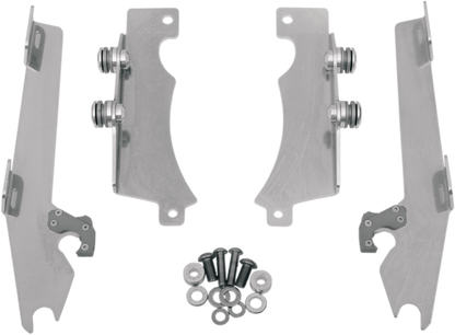 MEMPHIS SHADES Batwing Trigger Lock Mounting Kit - V Star - Polished MEK1909