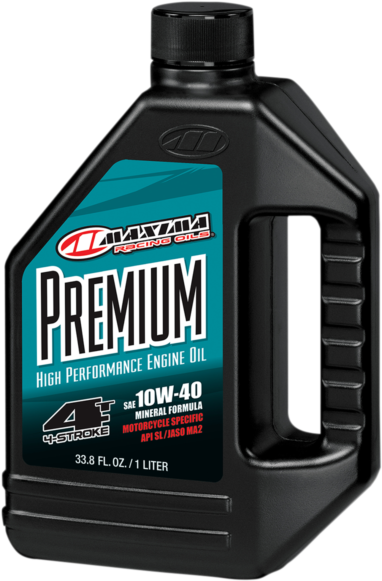 MAXIMA RACING OIL Premium High Performance Mineral 4T Engine Oil - 10W-40 - 1L 34901