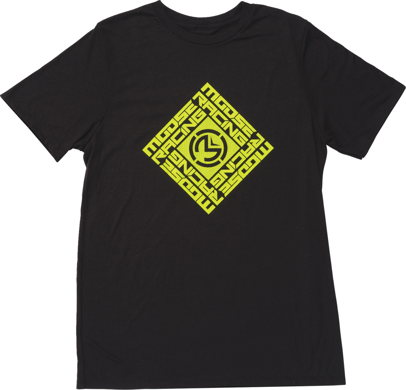 MOOSE OFFROAD Youth Spin Sync T-Shirt - Black - Medium 3032-3806