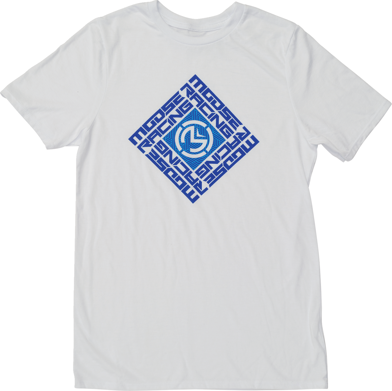 MOOSE OFFROAD Youth Spin Sync T-Shirt - White - Large 3032-3811