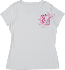 MOOSE OFFROAD Women's Flourish Script T-Shirt - White - XL 3031-4291