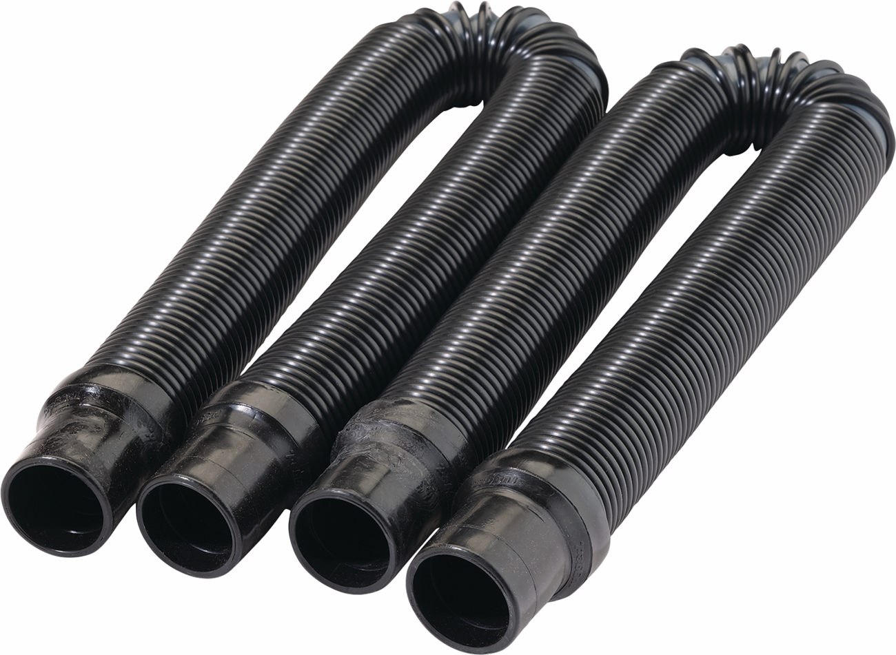 MOOSE OFFROAD MAC-X Expandable Ultra Flex Air Pumper System Hose - 2'-6' - Black MAC-X-HOSE-BLK-MSE