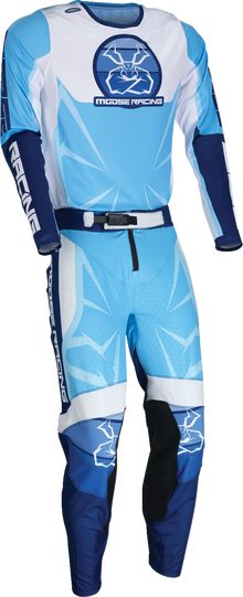 MOOSE OFFROAD Agroid Jersey - Blue/White - Large 2910-8133