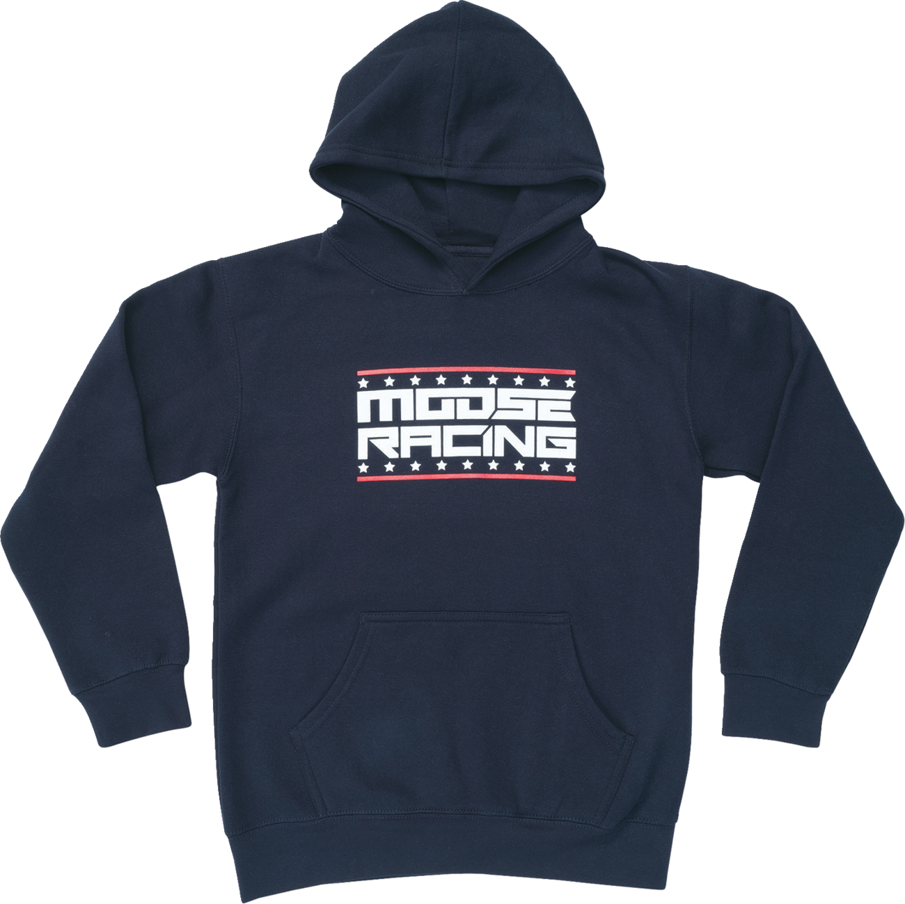 MOOSE OFFROAD Youth All-American Hoodie - Navy - Medium 3052-0699