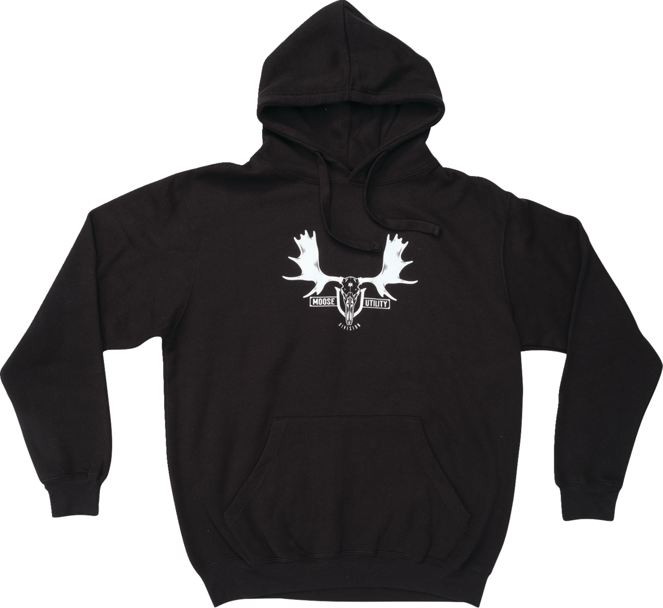 MOOSE OFFROAD MUD Euro Hoodie - Black - XL 3050-6967