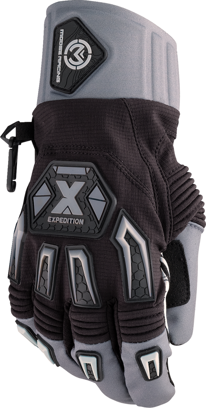 MOOSE OFFROAD Expedition™ Gloves - Black/Gray - 3XL 3330-7926