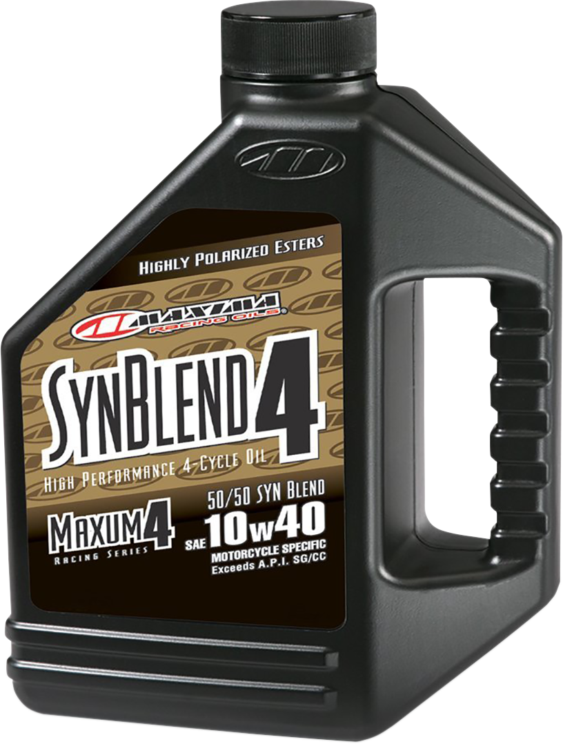 MAXIMA RACING OIL Premium High Performance Mineral 4T Engine Oil - 10W-40 - 1 US gallon 349128