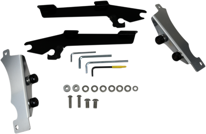 MEMPHIS SHADES Batwing Trigger Lock Mounting Kit - V Star - Black MEK1910