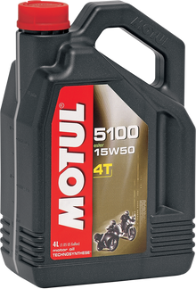 MOTUL 5100 4T Synthetic Blend Oil - 15W-50 - 4L 104083