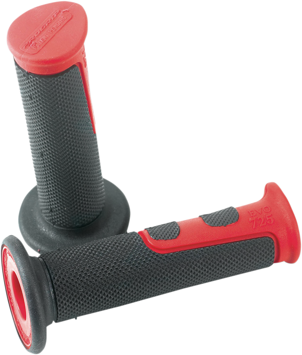 PRO GRIP 725 EVO Molded Gel Grips - Open Ends - Red/Black PA0725OERO02
