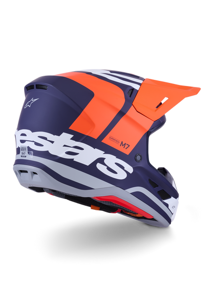 Sm7 Core Helmet Orng/Blue Matt Sm