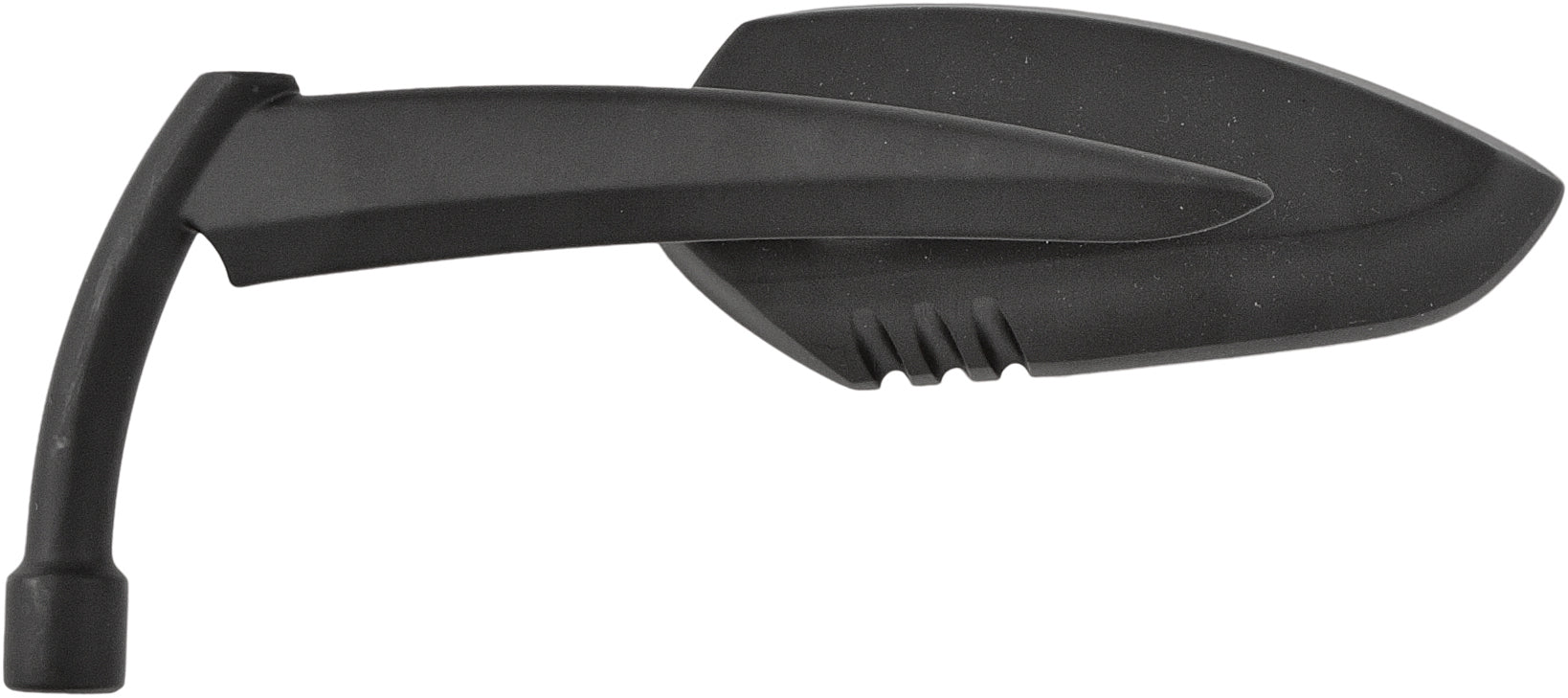 Mirror Apache W/ Knife Stem Matte Black Left