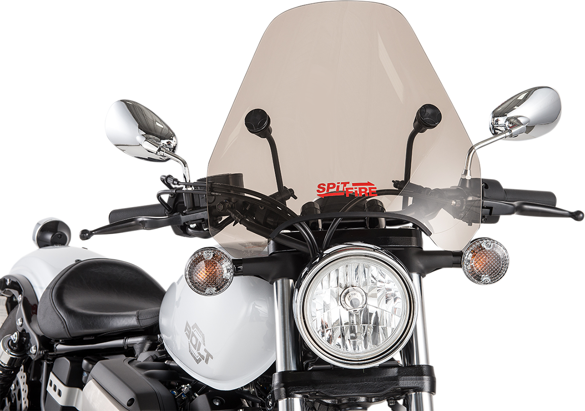 SLIPSTREAMER Spitfire Windshield - 15" - Smoke S-06-A-C-M