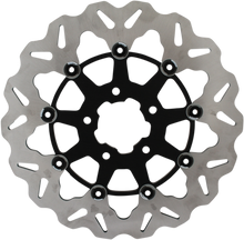 GBRAKES Wave® Brake Rotor - Black Carrier DF680CW-B
