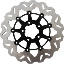 GBRAKES Wave® Brake Rotor - Front - Black Carrier DF835CW-B