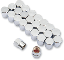 K&L SUPPLY Valve Stem Cap - Chrome - 25 Pack 32-8196