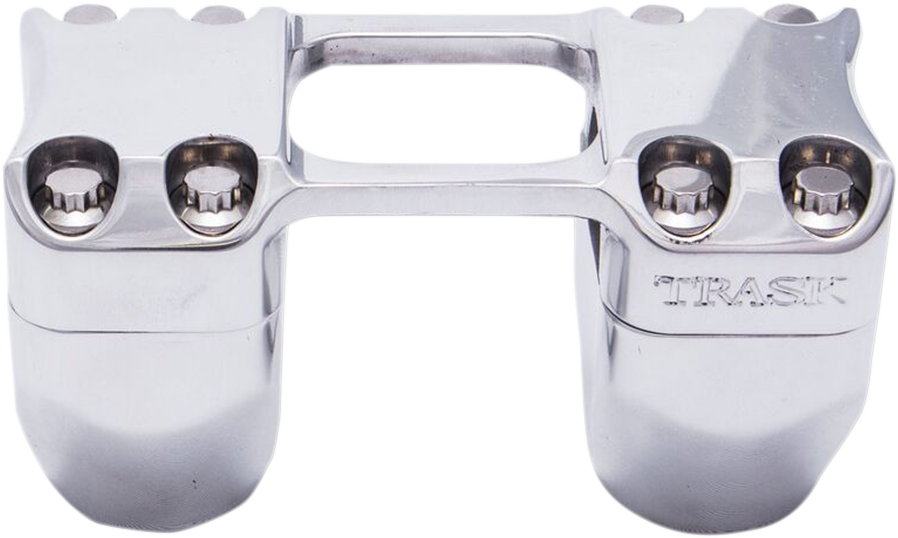 TRASK Assault Handlebar Risers - 2" x 1-1/4" - Chrome TM-8601-2CH