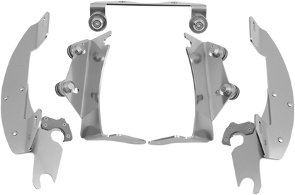 MEMPHIS SHADES Batwing Trigger Lock Mounting Kit - VN 900C - Polished MEK1911