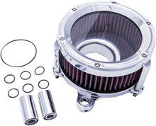 TRASK Assault Charge High-Flow Air Cleaner - Chrome TM-1023CH