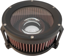 TRASK Assault Charge High-Flow Air Cleaner - Flat Black TM-1021BK