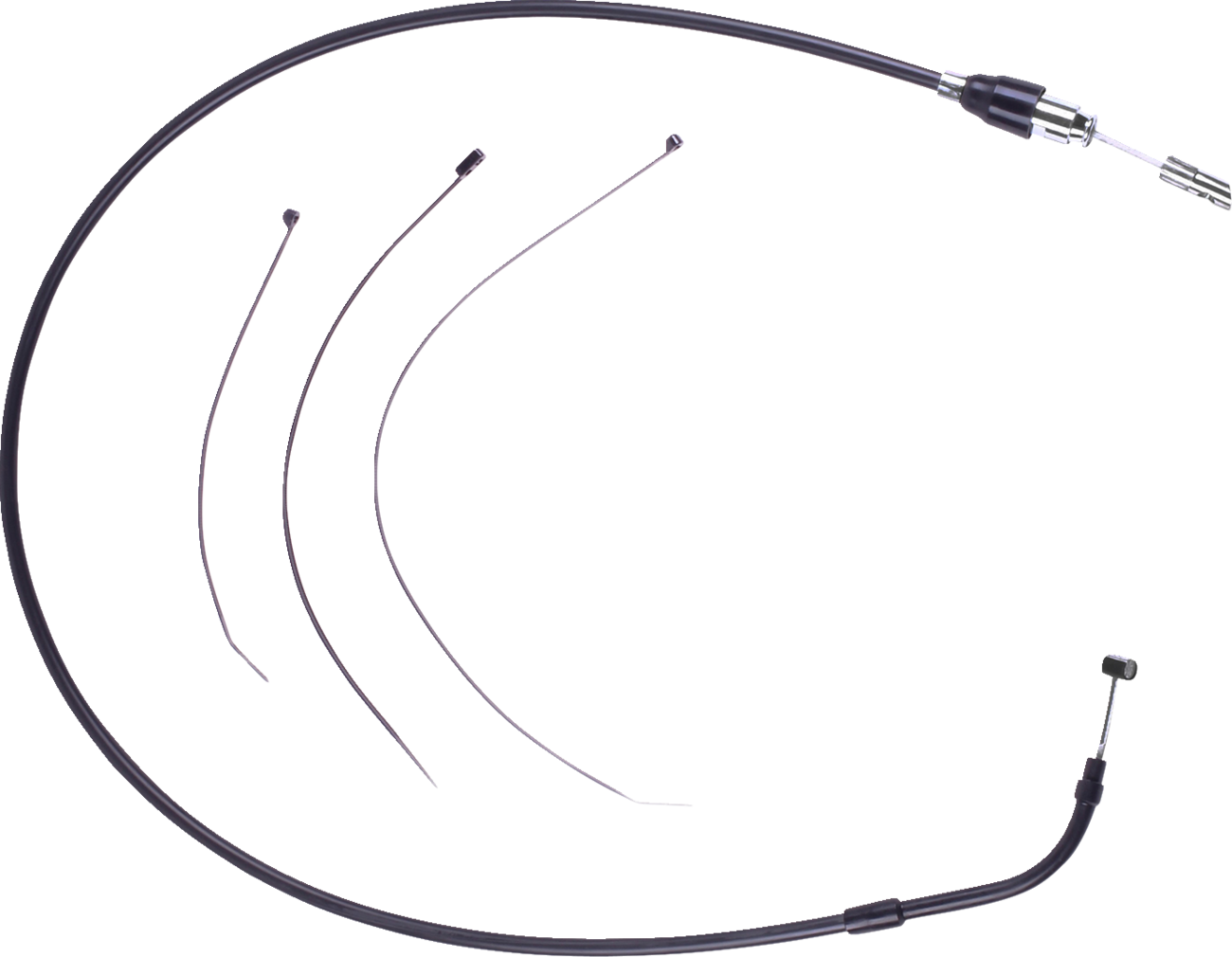 DRAG SPECIALTIES Quick Connect Clutch Cable - Upper - 46" - Stainless Steel 5323902HE