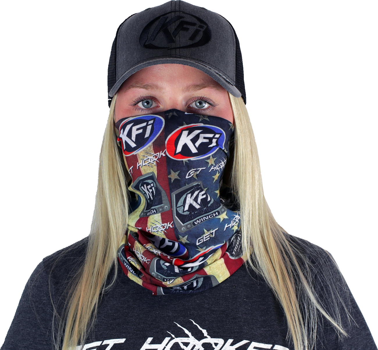 KFI PRODUCTS Face Mask with KFI Logos - Color FM-CLR